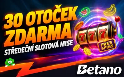 30 otoček zdarma v casino misi u Betana