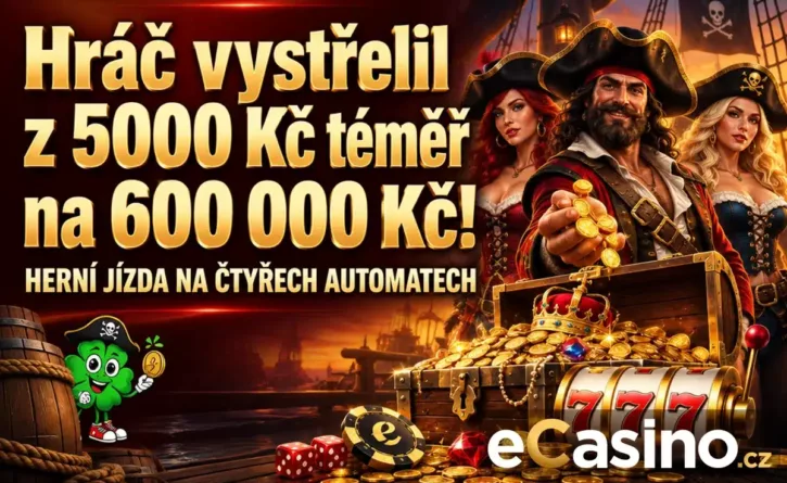 Výhra téměř 600 000 Kč v eCasinu