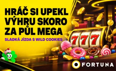 Hráč u Fortuny vyhrál skoro půl mega