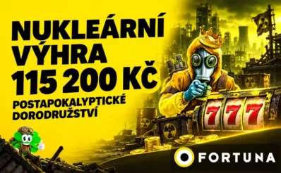 Nukleární výhra 115 200 Kč ve Fortuně