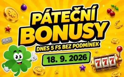 Free spiny a bonusy dnes 18-9-2026