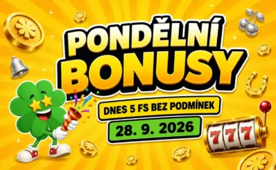 Free spiny a bonusy dnes 28-9-2026