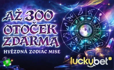 Až 300 otoček zdarma za setření losů u Luckybetu
