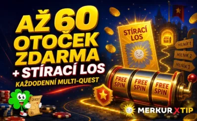 Až 60 FS + stírací los v Multi-questu u MerkurXtip