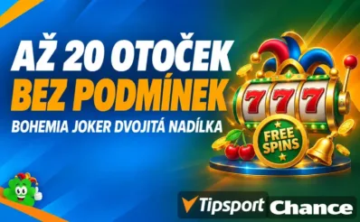 20 otoček zdarma v Tipsportu a Chance