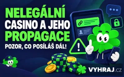 Nelegální casino a jeho propagace: pozor, co sdílíš!