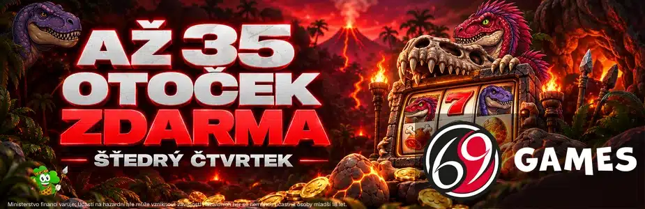 Až 35 otoček zdarma v akci Štědrý čtvrtek u 69Games casina