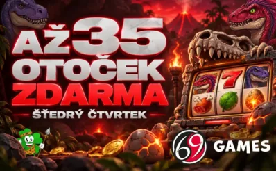 Až 35 otoček zdarma v akci Štědrý čtvrtek u 69Games casina