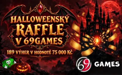 Haloweenský raffle u 69 GAMES casina