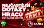 69Games casino FAQ – nejčastější dotazy hráčů