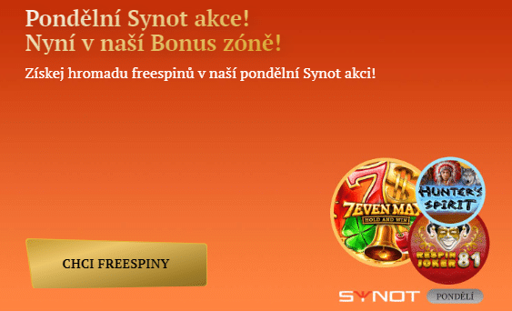 Synot pondělí u Kartáče