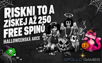 Získej až 250 free spinů od Apollo Games casina