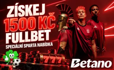 Fullbet 1500 Kč + 400 FS u Betana