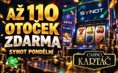 Získej dnes 110 otoček zdarma u Kartáče