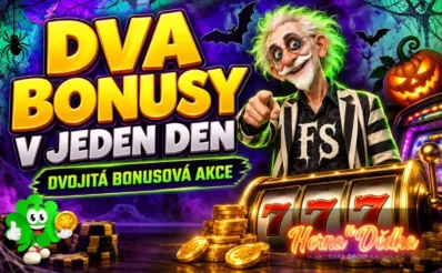 Dva bonusy v jeden den: 55 free spinů v Herně u Dědka