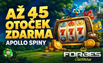 Až 45 otoček zdarma u Forbesu