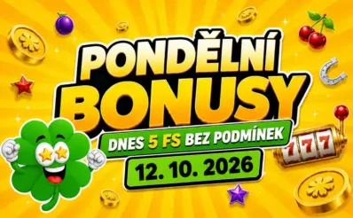 Free spiny a bonusy dnes 12-10-2026