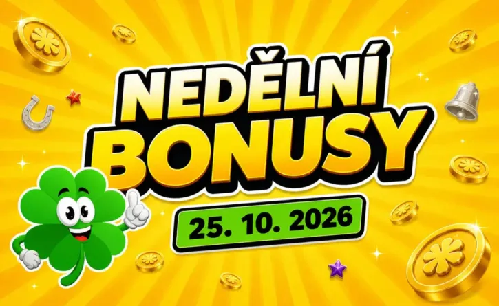 Free spiny a bonusy dnes 25-10-2026