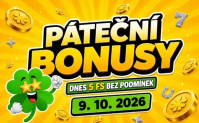 Free spiny a bonusy dnes 9-10-2026