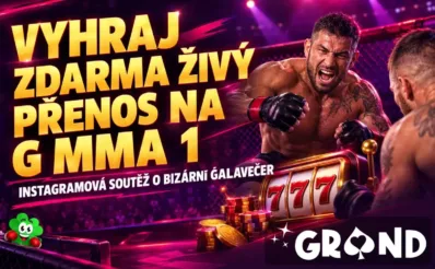 Instagramová soutěž o živý přenos G MMA 1