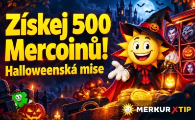 Halloweenská mise u MerkurXtipu: Získej 500 Mercoinů!