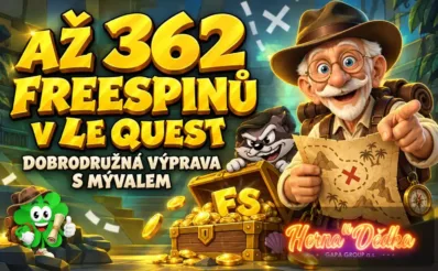 Le Quest o 362 free spinů v Herně u Dědka
