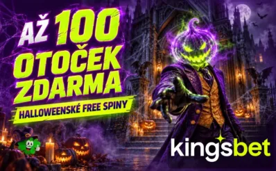 Získej až 100 halloweenských spinů u Kingsbetu