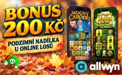 Bonus 200 Kč u Allwynu