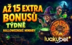 Halloweenské minihry v Luckybetu: Až 15 extra bonusů týdně!