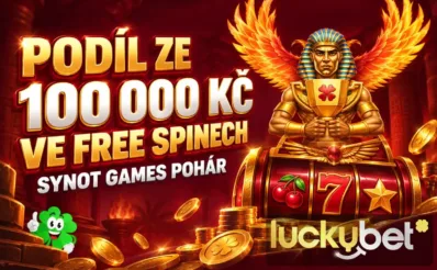 SYNOT Games pohár o podíl ze 100 000 Kč ve FS u LuckyBetu