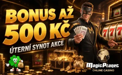 Úterní SYNOT bonus až 500 Kč u Magic Planet