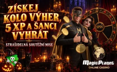 Kolo výher, 5 XP a postup do slosování ve Strašidelné misi u Magic Planet