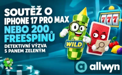 Vyhraj iPhone 17 Pro Max nebo 200 free spinů v soutěži Allwyn