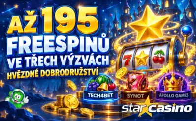 Až 195 otoček zdarma u Star Casina
