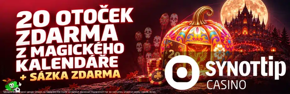 20 otoček zdarma + sázka zdarma: Magický kalendář u Synottipu