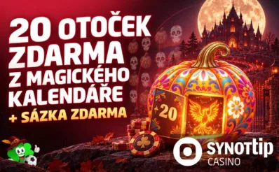 20 otoček zdarma + sázka zdarma: Magický kalendář u Synottipu