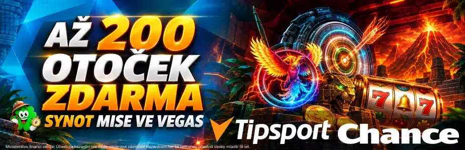Až 200 FS u Tipsportu a Chance