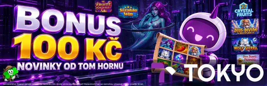 Bonus 100 Kč u Tokya