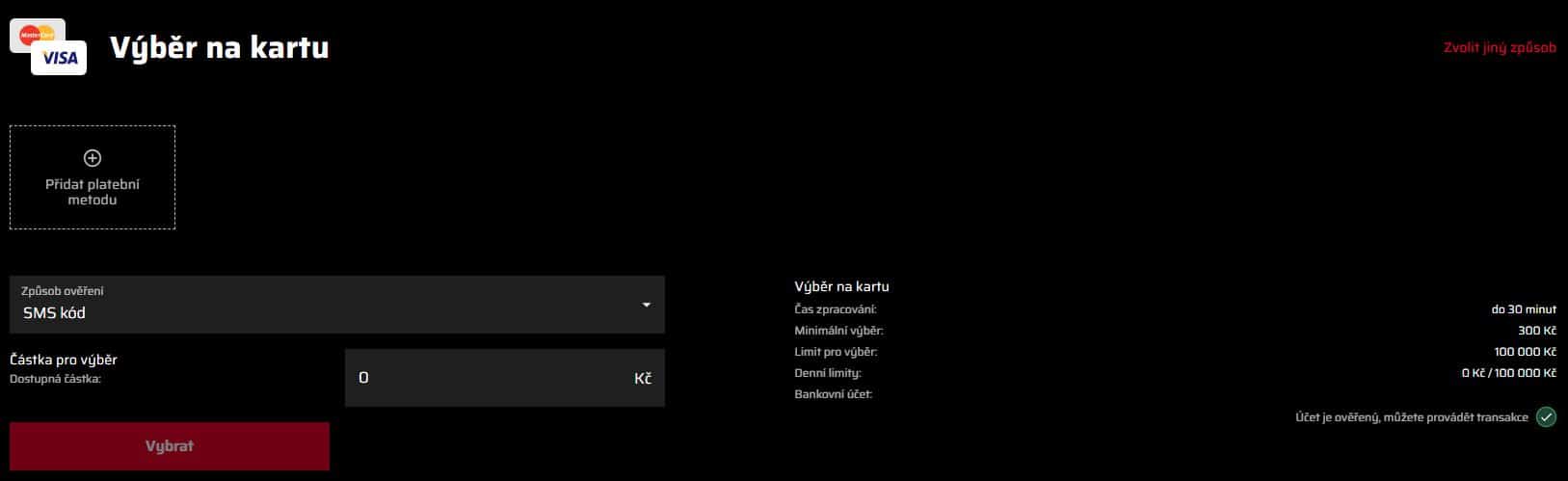 Výběr karta